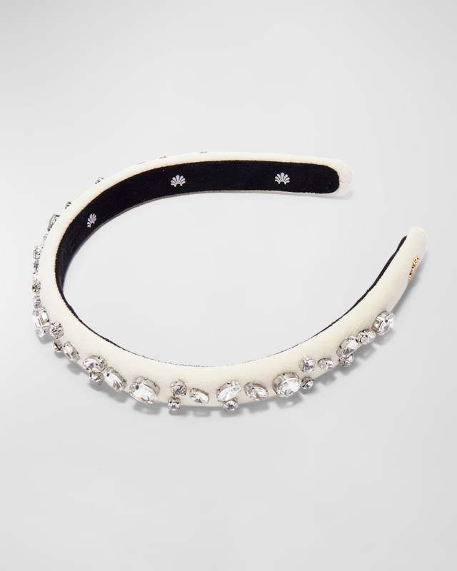 Gigi Embellished Velvet Headband